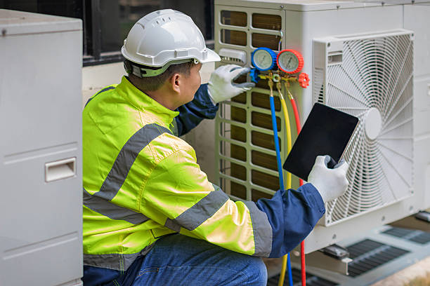 Professional Hvac technician working in Wood-Ridge, NJ